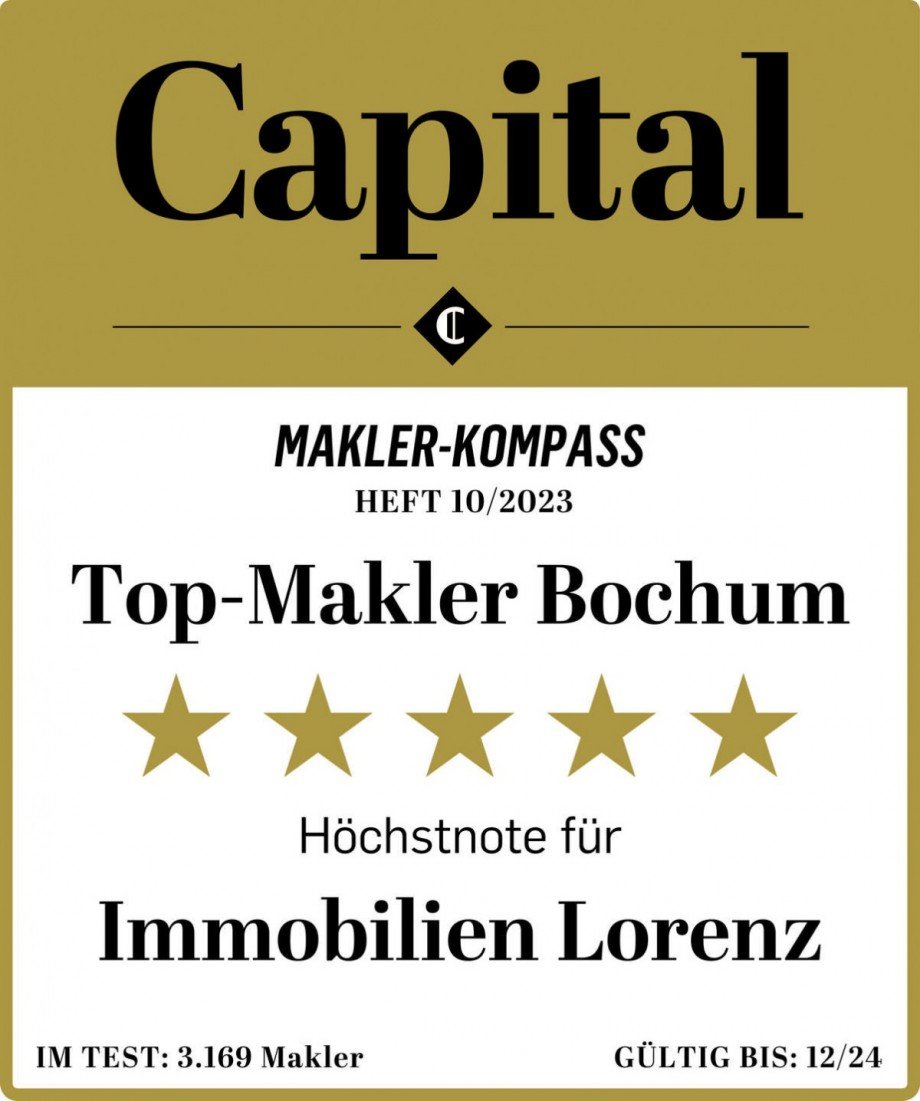 Nr. 1 in Deutschland mit bester Qualifikation Erdgeschosswohnung Bochum