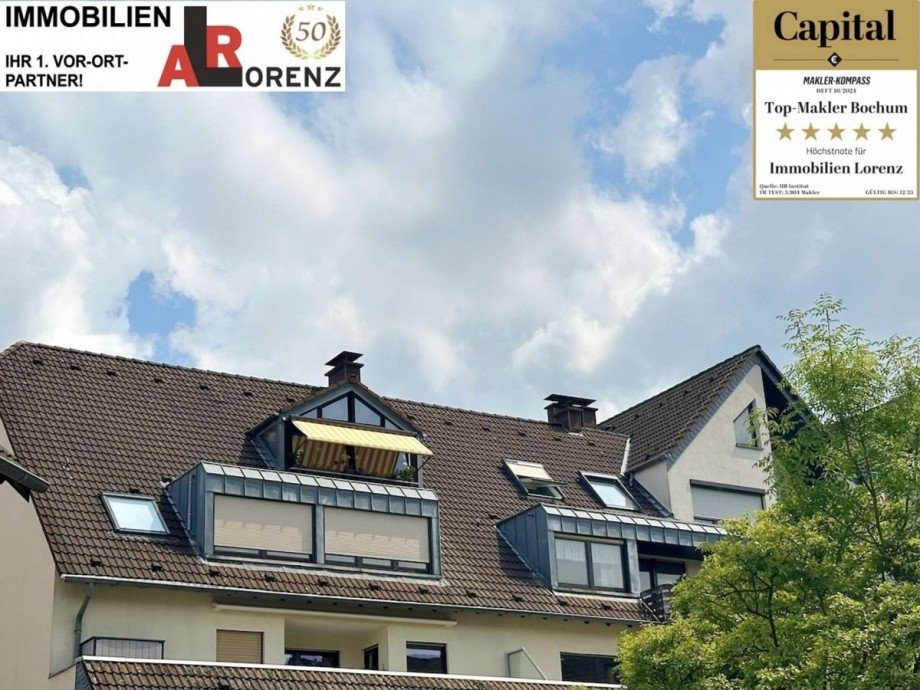 Mit Wintergarten zur Westseite. Dachgeschosswohnung Bochum