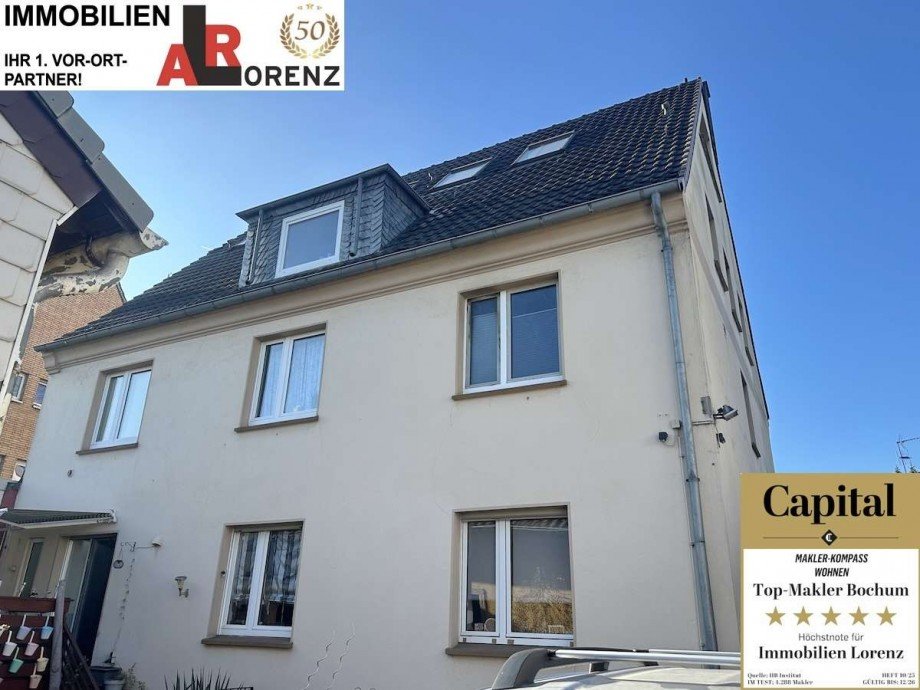 R�ckansicht. Mehrfamilienhaus Bochum-Wattenscheid