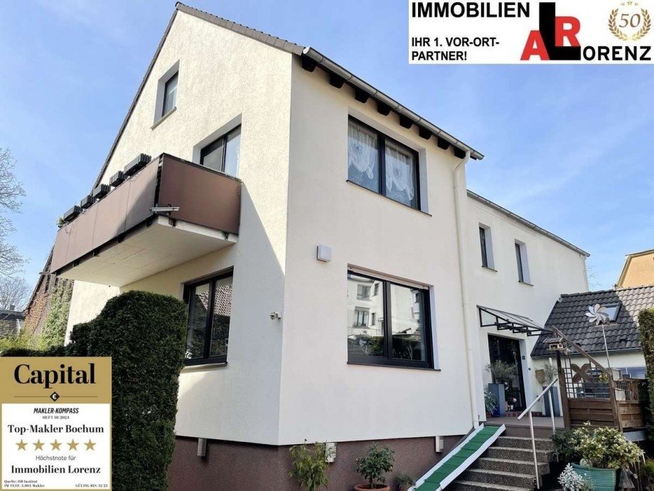 Freistehend - gut modernisiert Mehrfamilienhaus Bochum