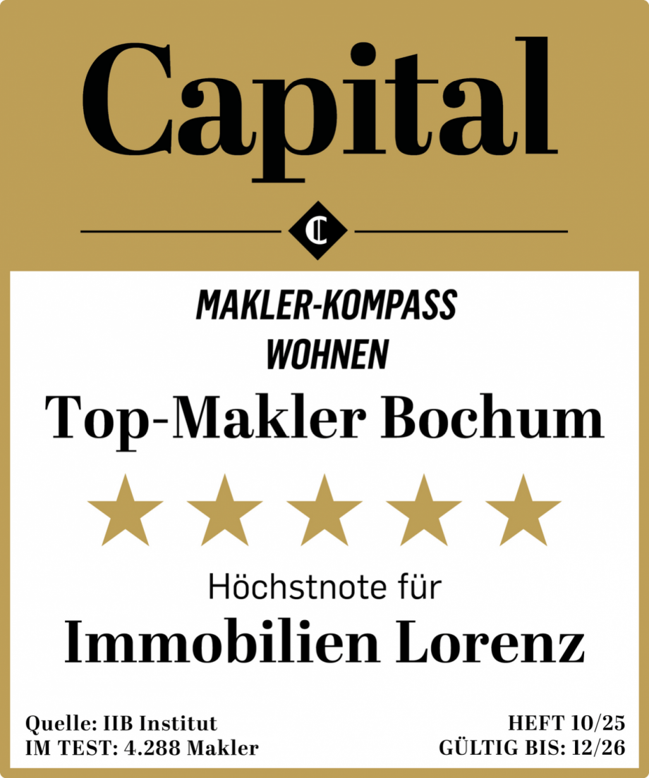 + Nr. 1 in Deutschland mit bester Qualifikation Einfamilienhaus Bochum