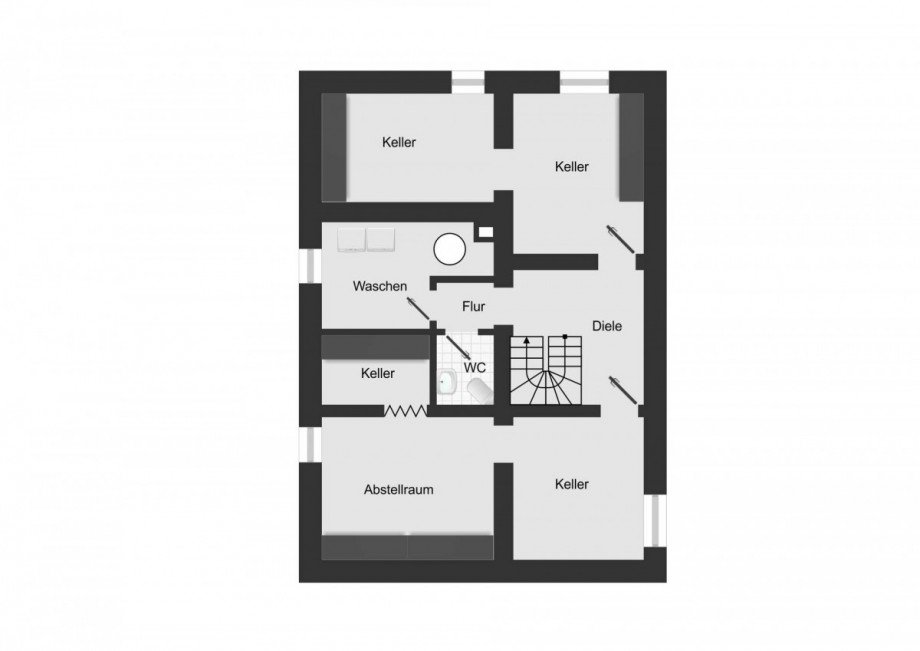 Keller mit Mehrfamilienhaus Bochum-Wattenscheid