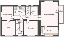 gr��erer Etagenwohnung (2). LORENZ-Angebot in Bochum: Gepflegtes Mehrfam.-haus mit 4 WE + 6 Garagen + kl. Hinterhof-Werkstatt.