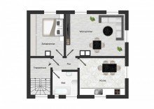 DIE ETAGENGRUNDRISSE; DG gewisse �nderungen LORENZ-Angebot in Hordel: Generationenhaus. Mit 2- o. 3-Wohnungen. Wird komplett frei. 987 m� Grd