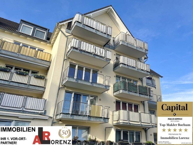 Sehr zentral wohnen Bochum Wohnung LORENZ-Angebot in H�ntrop: Sehr zentral. Gro�z�gige Fix+Fertig-2,5-W. - 82 m�. Bald beziehbar.