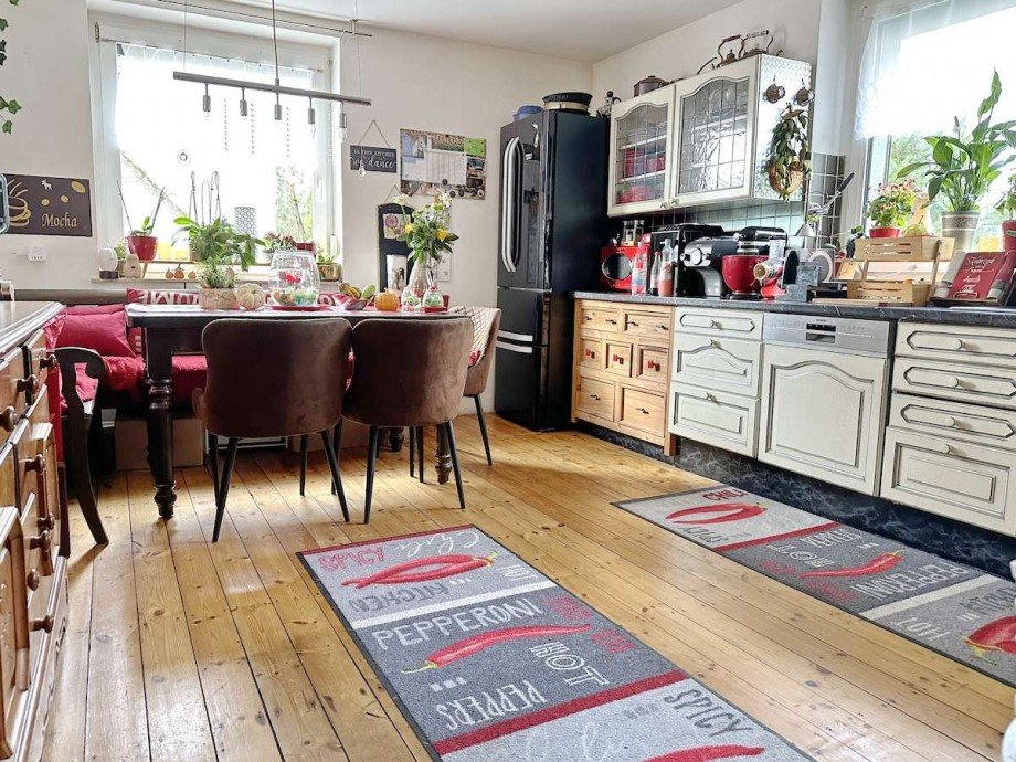 Die gro�z�gige Wohnk�che Zweifamilienhaus Bochum