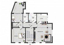 DIE ERDGESCHOSS-Wohnung. LORENZ-Angebot in Hattingen: Ruhig + zentral. Solide, gepflegte, zukunftsorientierte 3-Fam.-DHH.