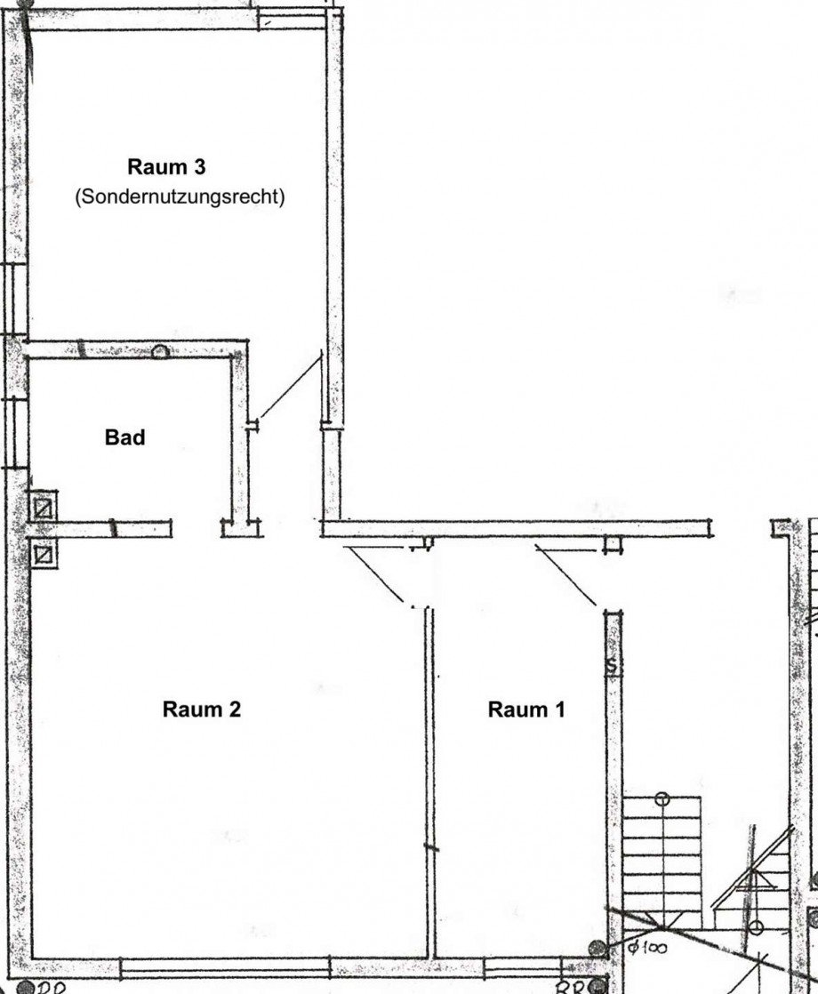 3 R�ume B�ro / Praxis Bochum