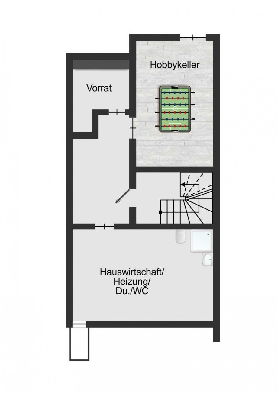 DAS KELLERGESCHOSS Reihenmittelhaus Bochum