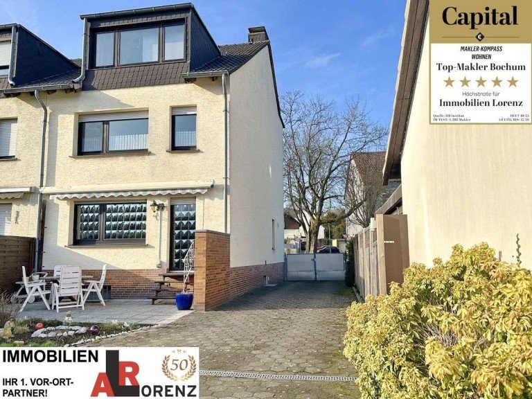 Solides 1- Fam.-REH mit 1- o. 2-Einlieger. Bochum Reiheneckhaus LORENZ-Angebot in Linden: 1-Fam.-REH mit 2 Einlieger. Rd. 190 m� Wfl. - Eigennutzung + Kapitalanlage