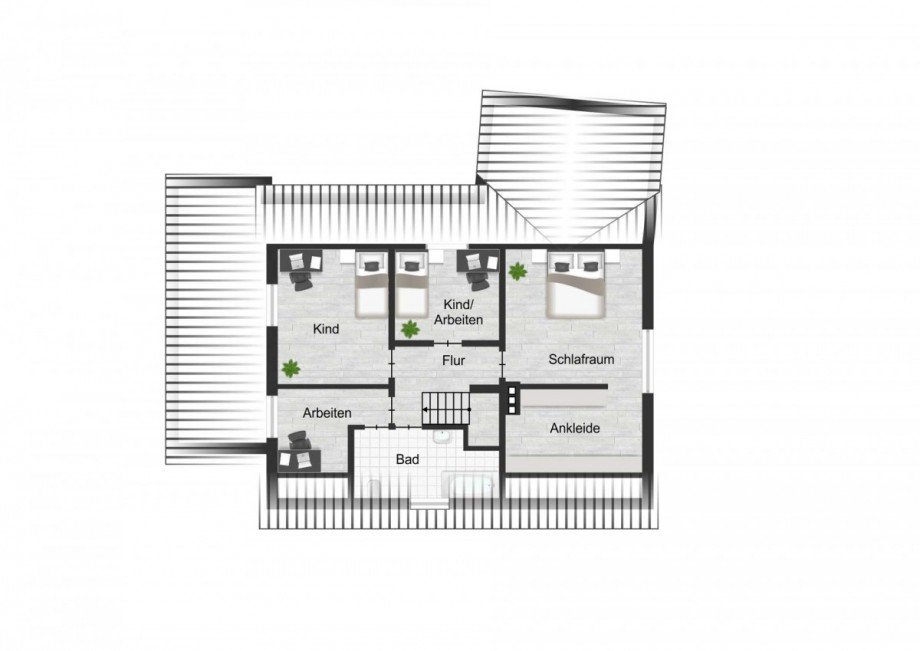 DIE GEM�TLICHE SCHLAFETAGE Einfamilienhaus Bochum