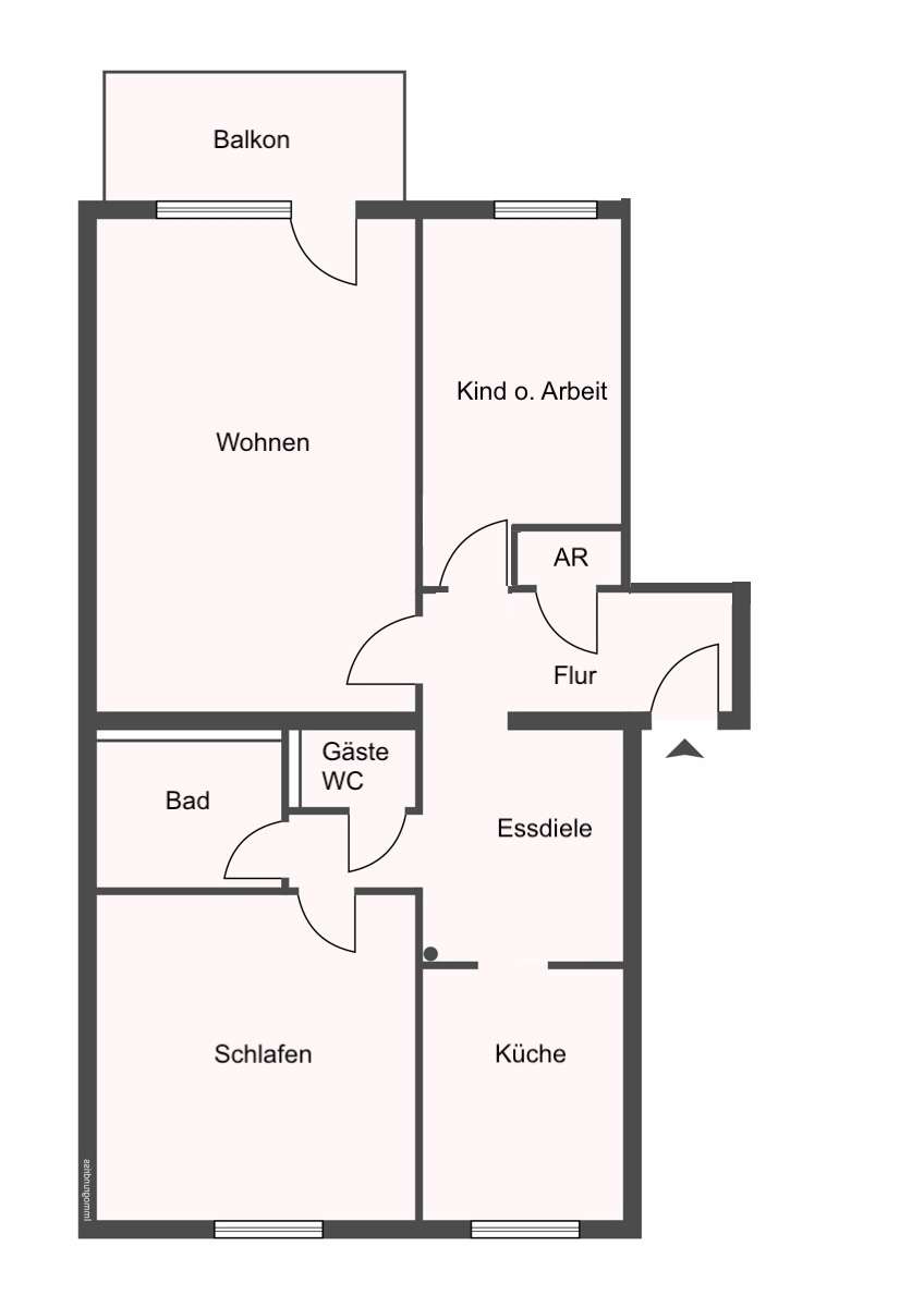Der familiengerecht Grundriss. Wohnung Gelsenkirchen