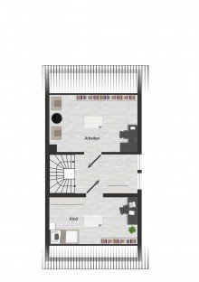 DACHGESCHOSS: LORENZ-Angebot in Dahlhausen: 1-Familien-FIX + FERTIG-DHH. Modern, gepflegt. Rd. 200 m� Wohn-/Nutzfl
