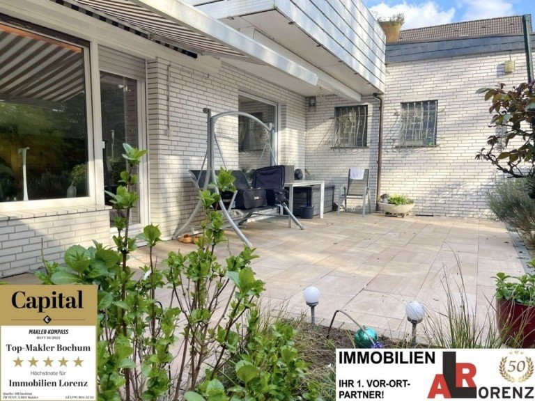 Ca. 230 m� Wohn-/Nutzfl�che + Extras. Bochum Erdgeschosswohnung LORENZ-Angebot in H�ntrop: Die GROSSRAUM-HAUS-IM-HAUS-Komfort-W. mit Extras, a.W. B�ro/Werkstatt
