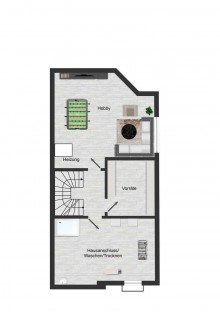 VOLLKELLER mit Hobbyraum. LORENZ-Angebot in Dahlhausen: 1-Familien-FIX + FERTIG-DHH. Modern, gepflegt. Rd. 200 m� Wohn-/Nutzfl