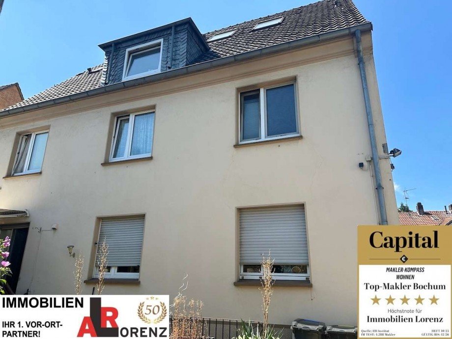 R�ckansicht. Mehrfamilienhaus Bochum-Wattenscheid