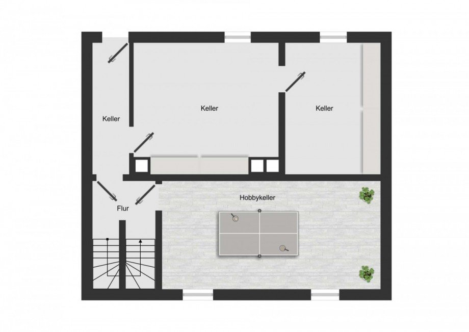 VOLL UNTERKELLERT Zweifamilienhaus Bochum