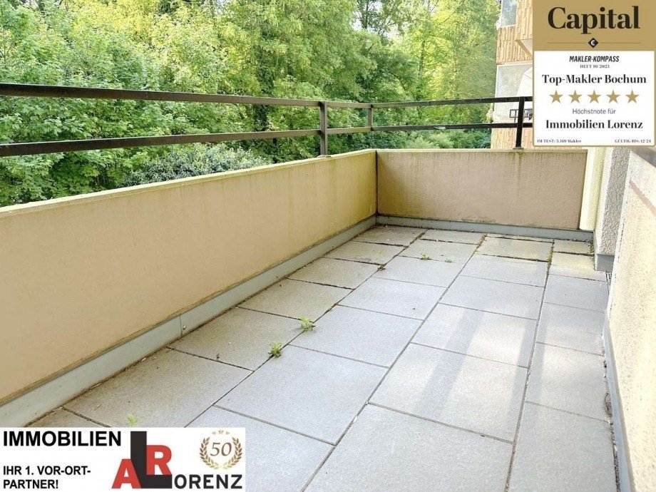 Mit viel Gr�n vor Wohnraum + Ki. - Wohnung Gelsenkirchen