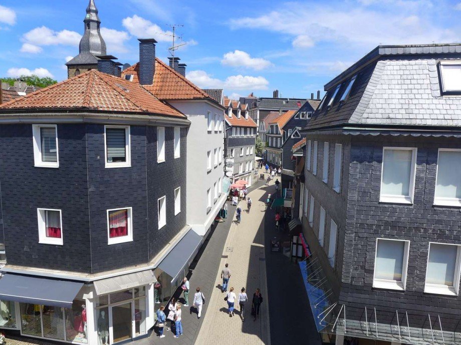 mit Fu�g�ngerzone + Mehrfamilienhaus Bochum-Wattenscheid