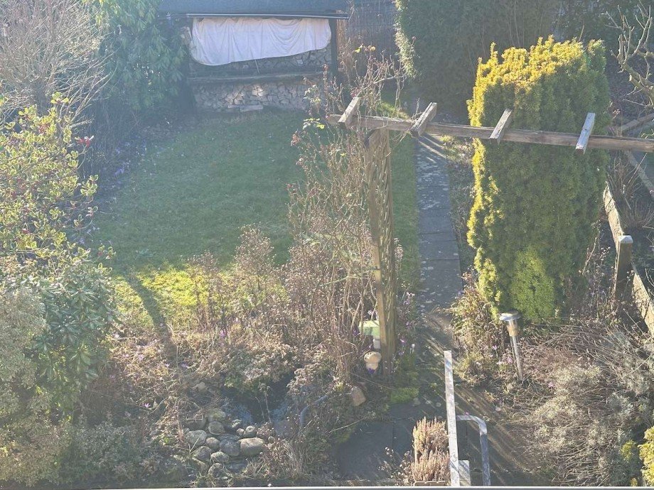 Der pflegeleichte Garten. Reihenmittelhaus Bochum