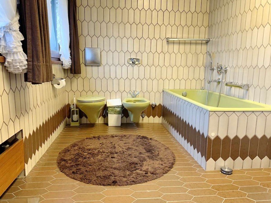 Helles Bad mit Wanne, Bidet Einfamilienhaus Bochum